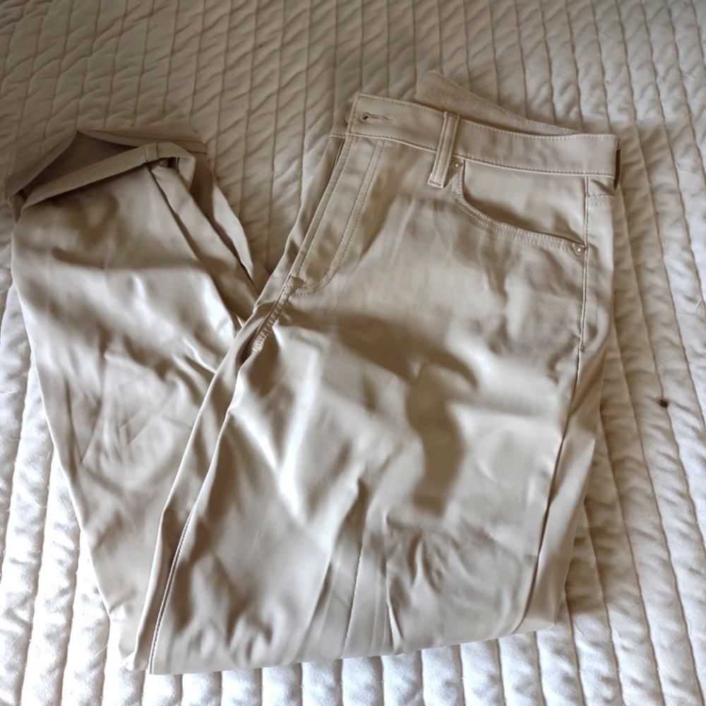 Gap leather jeans